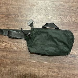 Olive green Athleta belt bag
